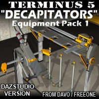 Terminus 5 Decapitators "Equipment Pack 1" for DazStudio