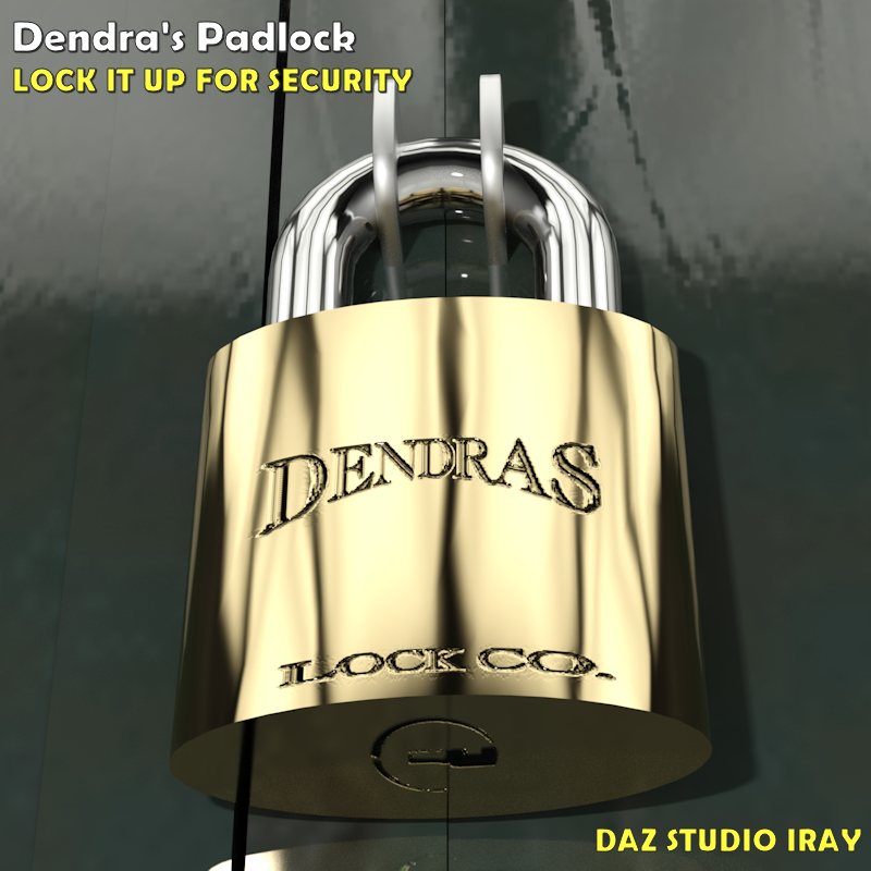 Legacy Dendras Padlock For Daz Studio