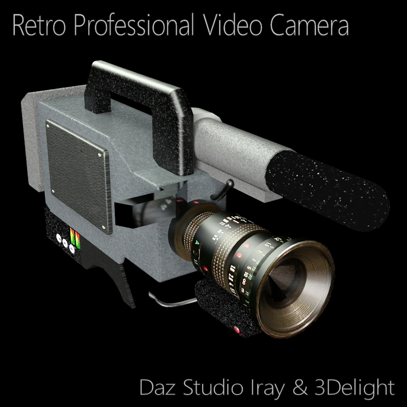 Legacy Dendras Retro Pro Video Camera for Daz Studio