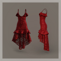 dForce Frill Dress G8F/G8.1F