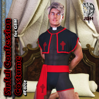 JRH dForce Sinful Confession Costume for G8M
