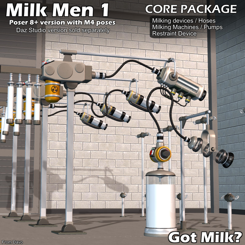"Milk Men 1" Core Pack For P8+