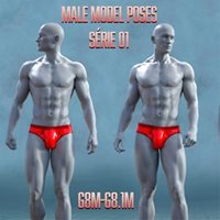Male Model Poses Série 01 for G8 and G8.1