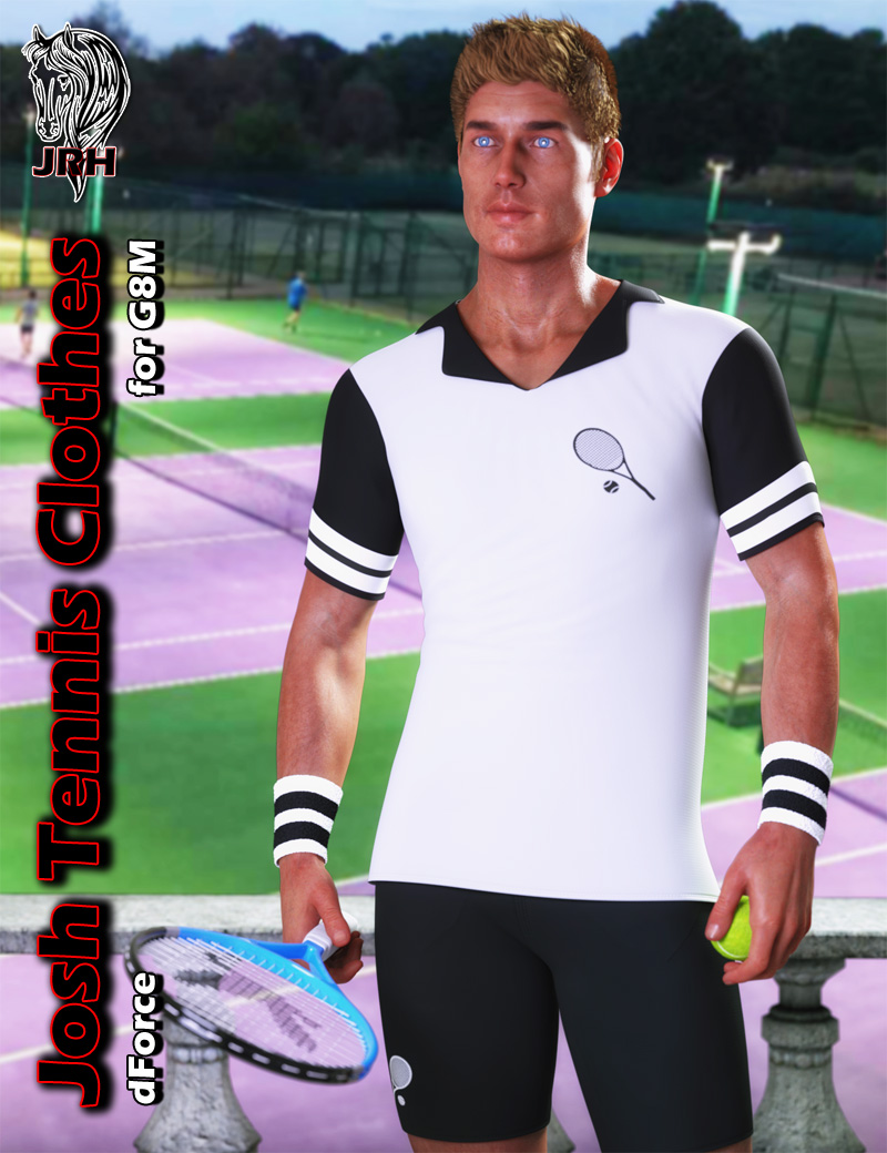 JRH dForce Josh Tennis Clothes for G8M