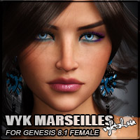 VYK Marseilles for Genesis 8.1 Female