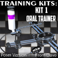 Training Kit 01 "Oral Trainer" for Poser