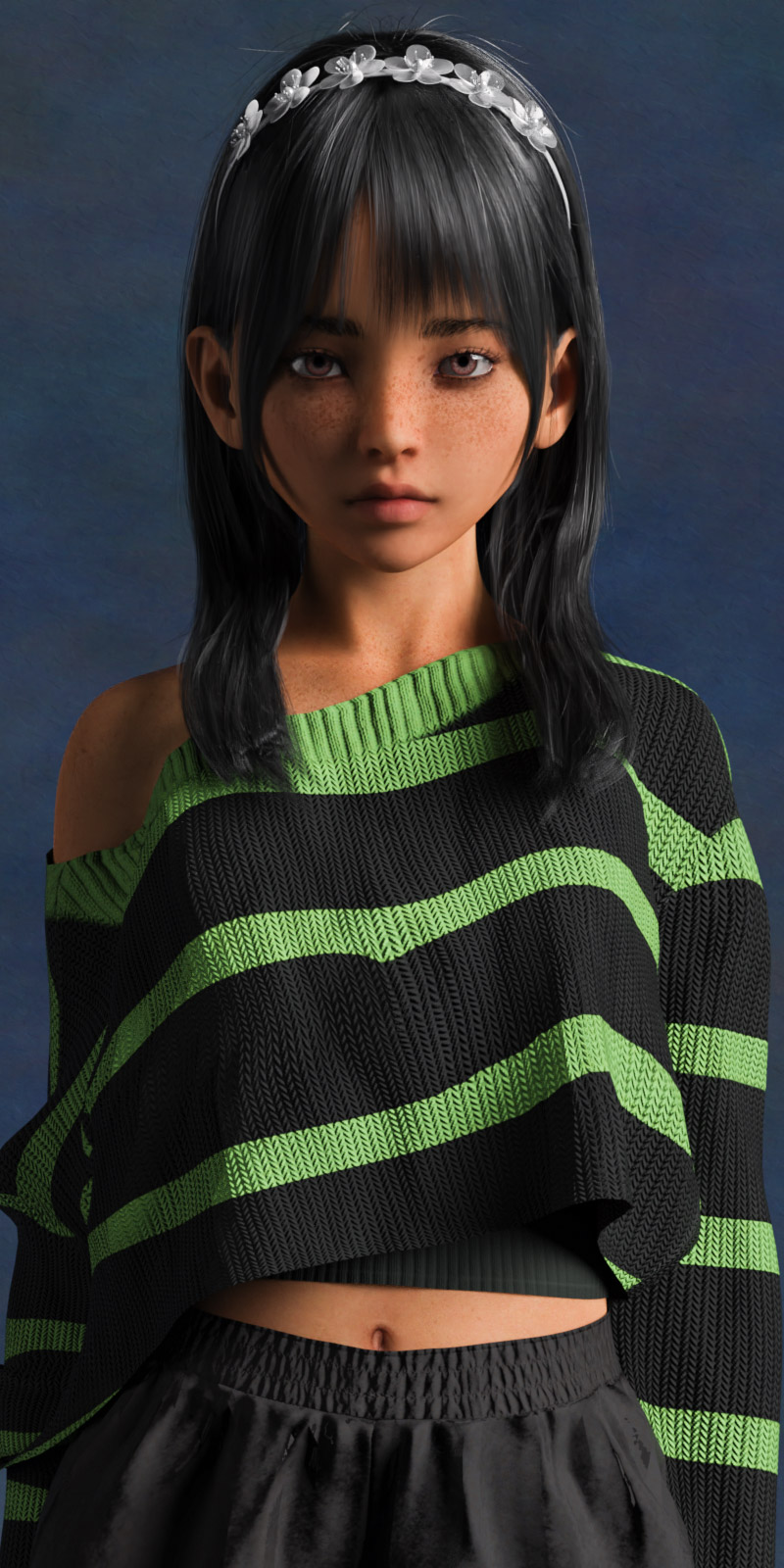 Flores Teen For Genesis 8 Female