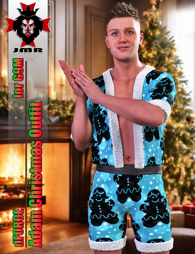 JMR dForce Adam Christmas Outfit for G9M