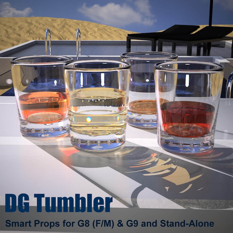DG Tumbler - Glass Prop for Genesis 8 FM and Genesis 9