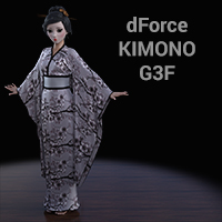 dForce Kimono For G3F