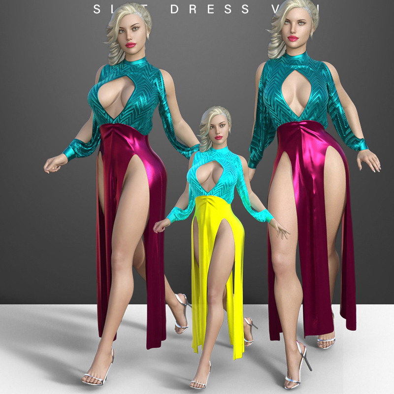 dforce Slit Dress VIII G8F/G8.1F