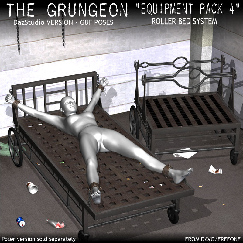 The Grungeon "Equipment Pack 4" for DazStudio