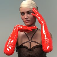 Latex Gloves Bundle Genesis 8 /9 Female