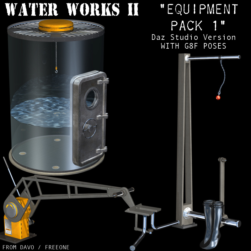 Water Works 2 Equipment Pack 1 For Daz Studio