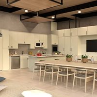 Open Office Cafeteria