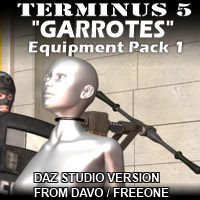 Terminus 5 Garrotes "Equipment Pack 1" for DazStudio