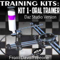 Training Kit 01 "Oral Trainer" For Daz Studio