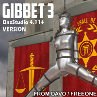 "Gibbet 3" Body Cage for DazStudio 4.11+