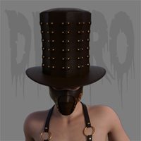 Steampunk Top Hat 01 for G8F, G8M, G9