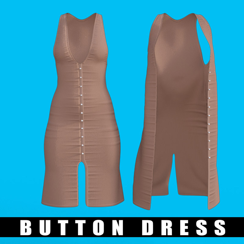 dforce Button Dress G9/G8.1F/G8F