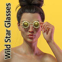 Wild Star Glasses For Genesis 8