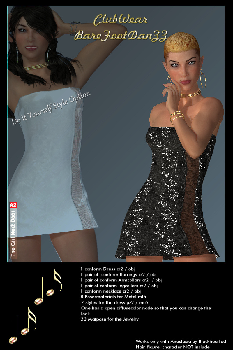 GND Anastasia Clubwear BareFootDanZZ