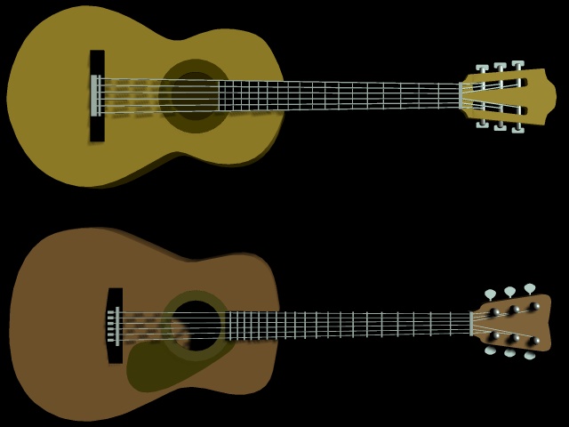 Holli's 2 Acoustic Guitars (1)