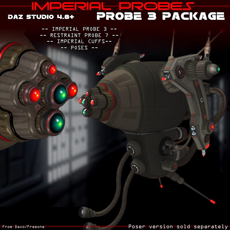 Imperial Probes "Probe 3" For DazStudio 4.8+