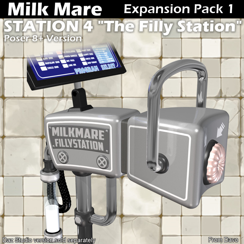 Milkmare "Expansion Pack 1" For Poser 8+