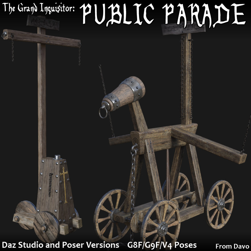Grand Inquisitor Public Parade for Daz Studio and Poser