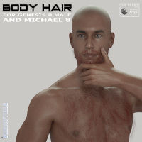 Body Hair For Genesis 8 Male And Michael 8