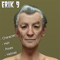 Erik 9 Character for Genesis 9