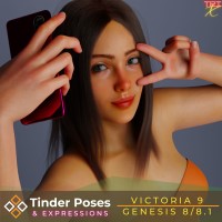 Tinder Poses and Expressions for V9 and Genesis 8/81