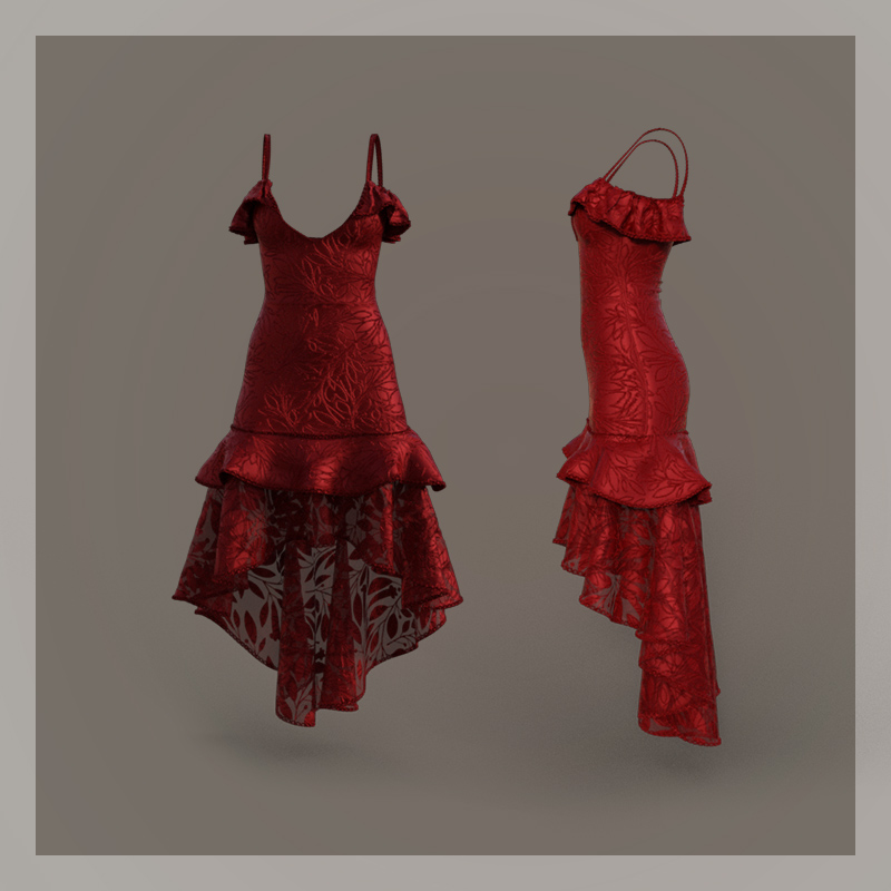 dForce Frill Dress G8F/G8.1F