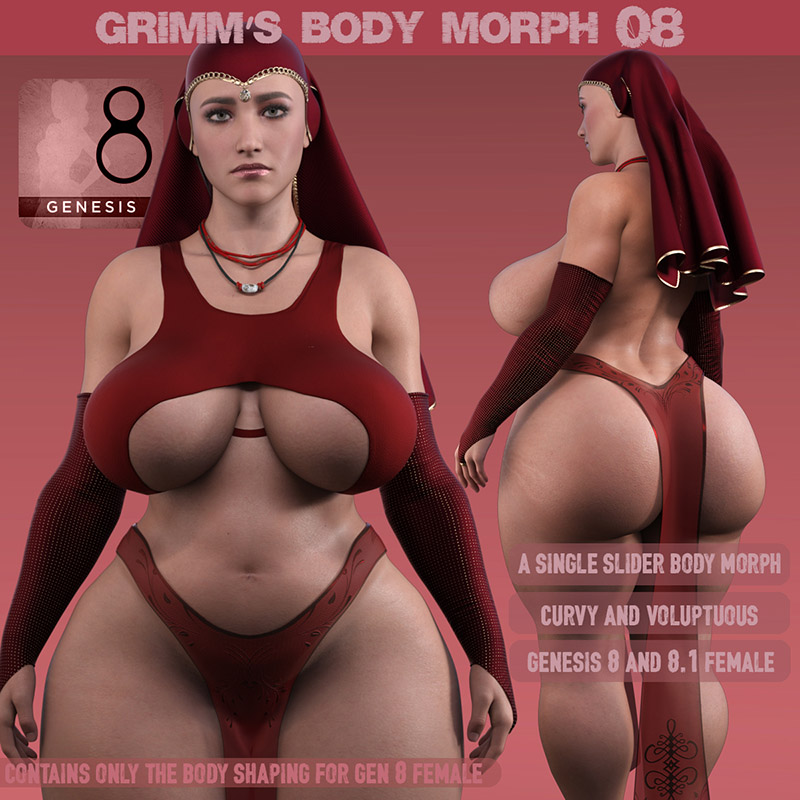 Body Morph 08 for Genesis 8 / 8.1 Female