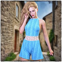 JMR dForce Gabriela Romper for G8F