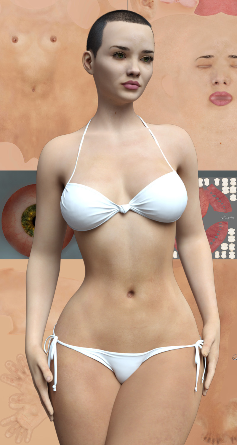 Light Skin Texture for Genesis 9 Feminine Merchant Resource