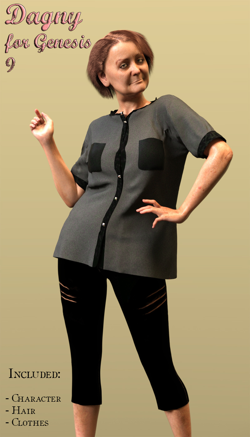 Dagny character and outfit for G9