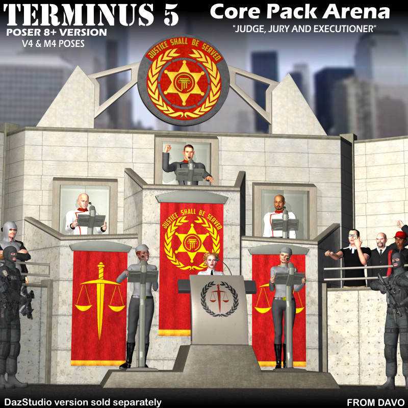 Terminus 5 Core Pack For Poser 8+