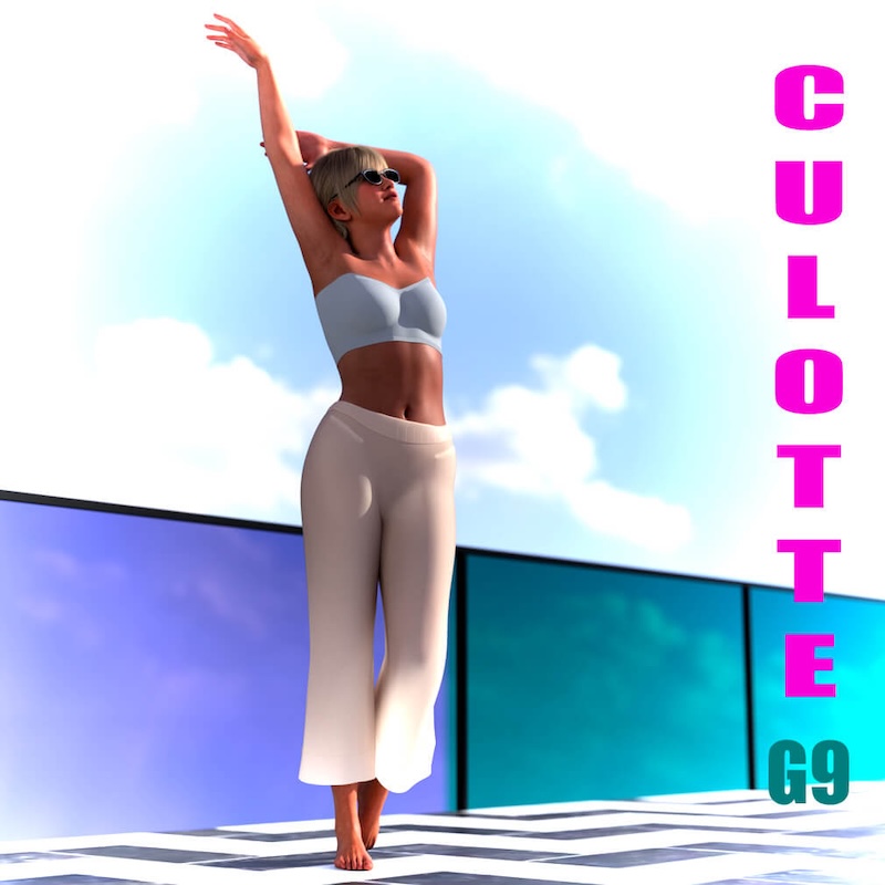 Culotte - Clothing for Genesis 9