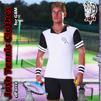 JRH dForce Josh Tennis Clothes for G8M