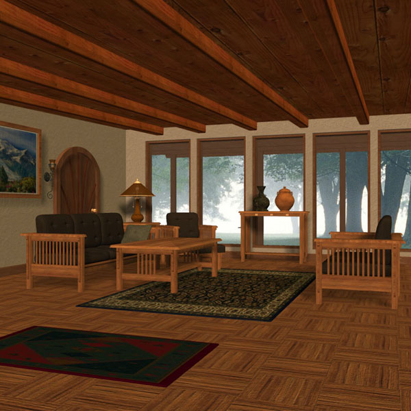 Richabri's Mission Style Family Room