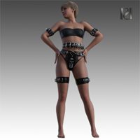 Sexy Style 74 - Harness and cuffs for G9