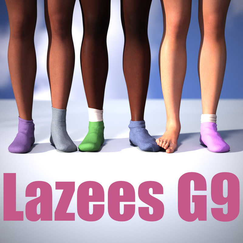 Lazees G9 - Unique Socks for Genesis 9