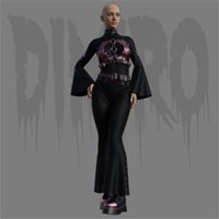 Punk Outfit 02 for G8F