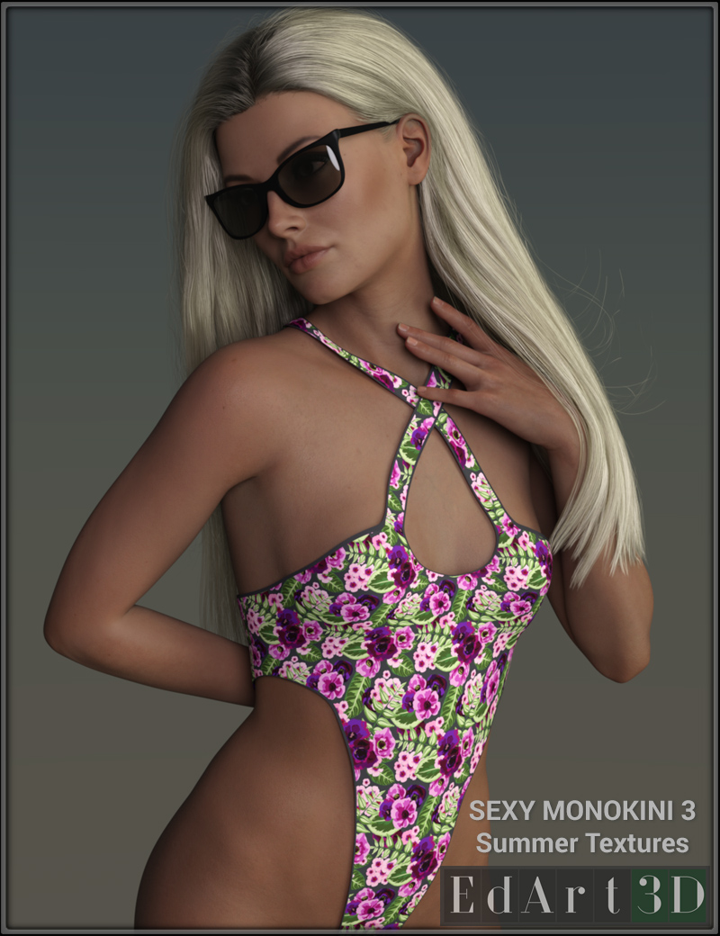 Sexy Monokini 3 Summer Textures