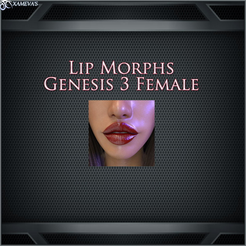 Lip Morphs For Genesis 3 Females