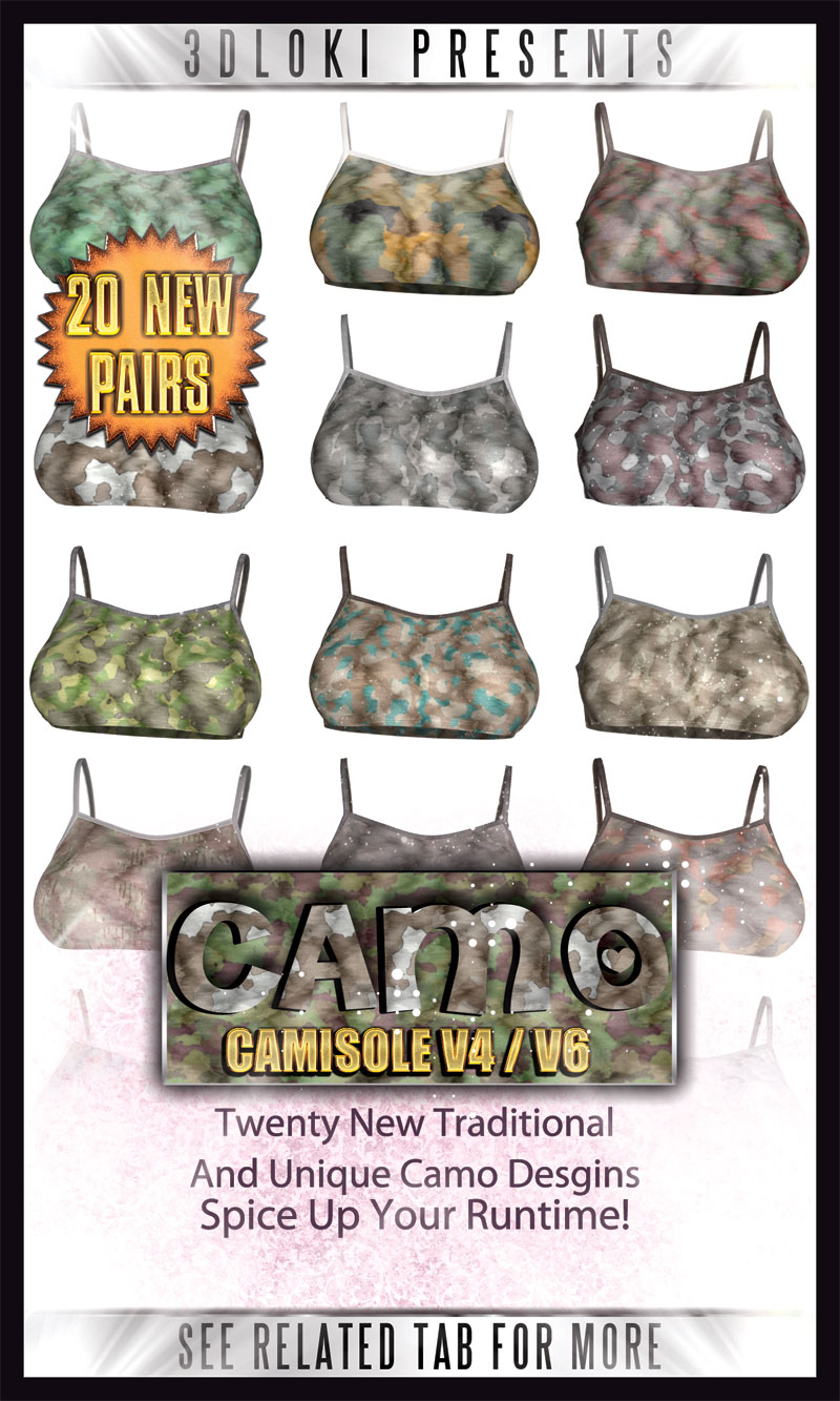 Camo Camisole V4 V6