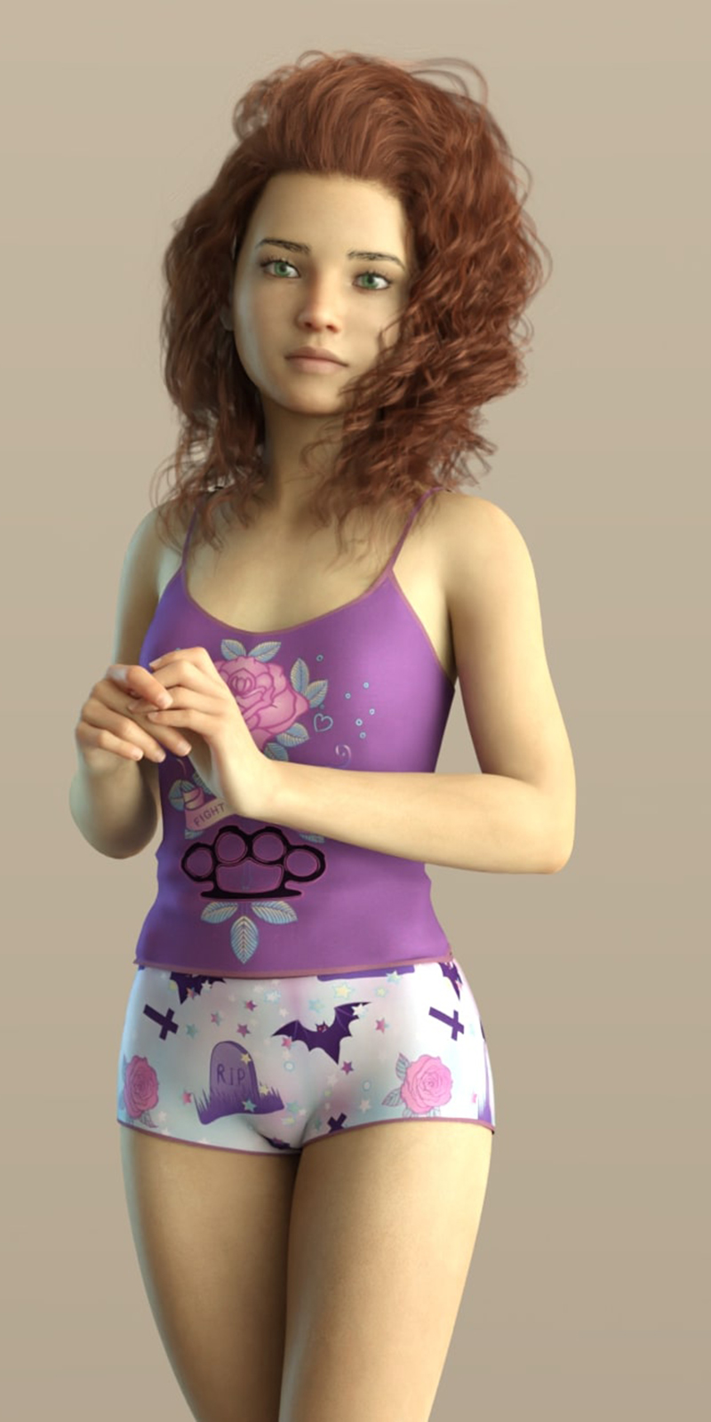 Linda Teen For Genesis 8 Female