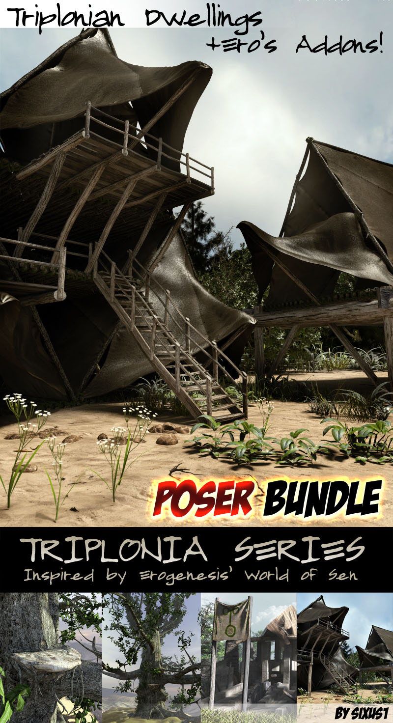 Triplonia Dwellings Construction Set Bundle POSER